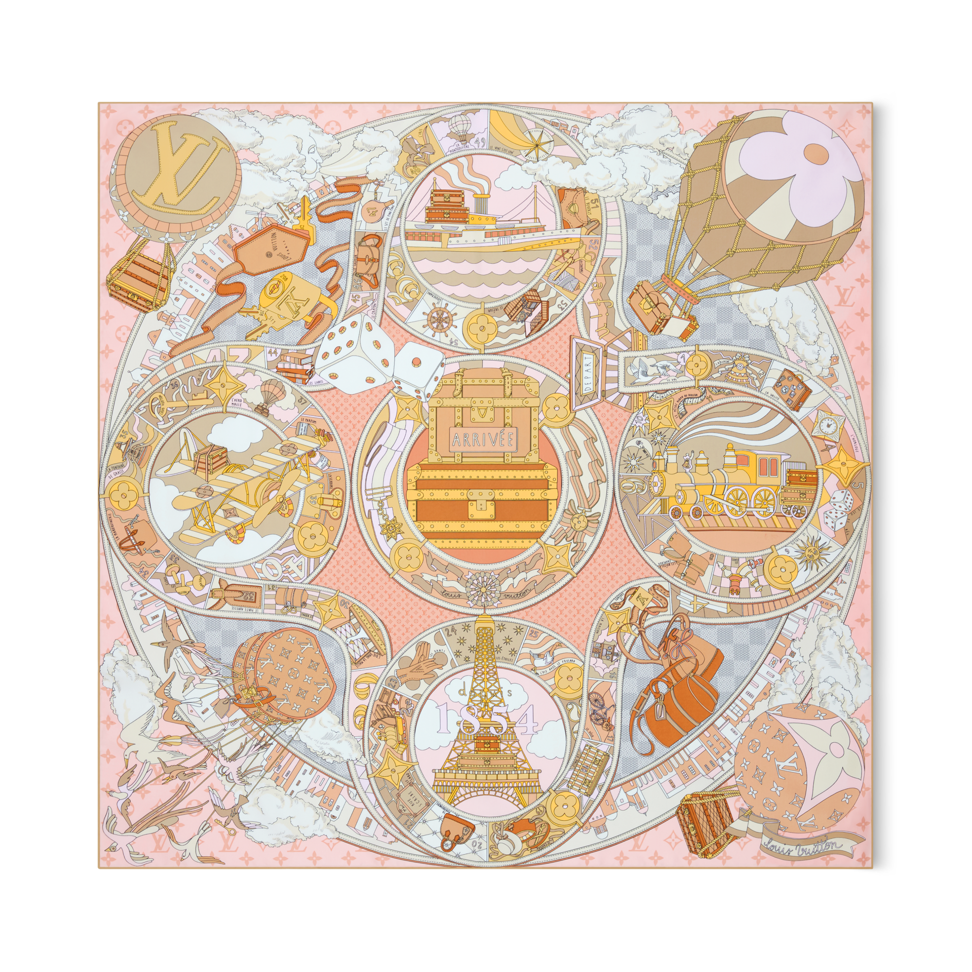 LOUIS VUITTON - J♡ LV Journey Square 90 S00 - Accessories | LOUIS VUITTON